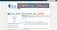 Desktop Screenshot of careliving.stroke.org